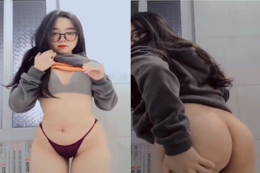 Ân ái với cô nàng mới lớn đeo kính có vòng một đầy đặn