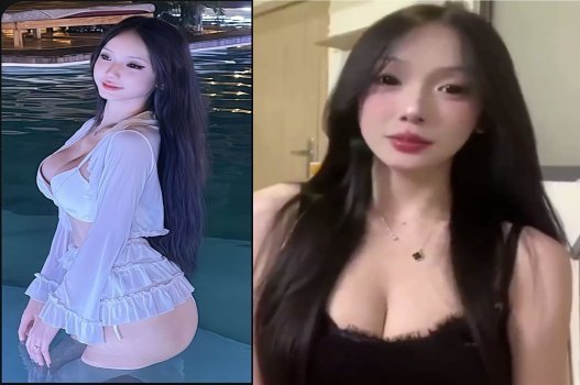 Tiktoker mặt xinh da sáng nhún nhảy mạnh bạo